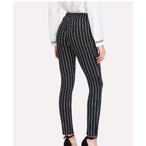 MOVING SALE | Black & White Pinstripe Slacks